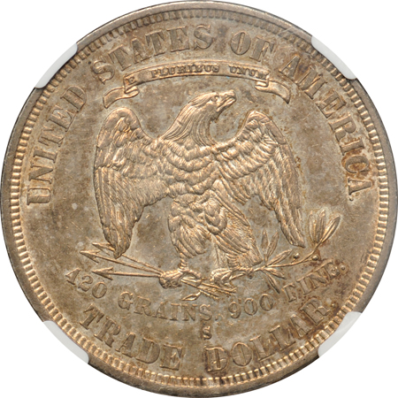 1877-S NGC AU-58.