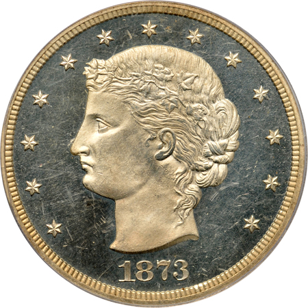 1873 J-1281. PCGS PF-64 (green label).