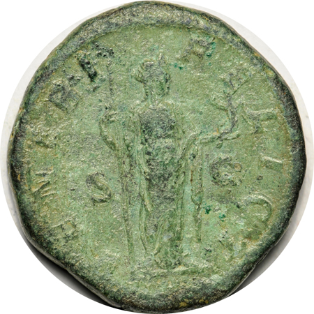 Rome - AD 224 Julia Mamaea Sesterius. XF.
