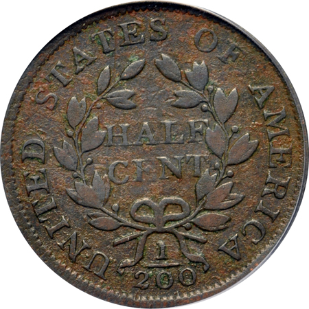 1802 (C-2, R.3) 1802/0 Reverse of 1802. PCGS VG-8.