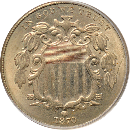 1870 PCGS MS-63.