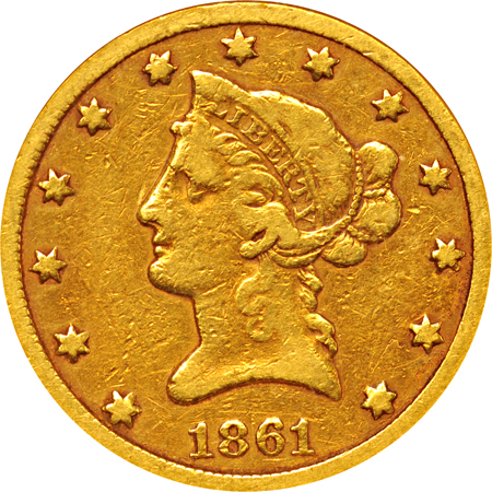 1861-S ANACS F-12.