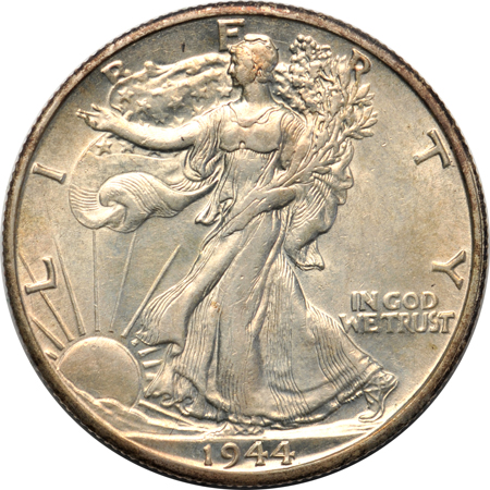 Complete collection of Walking Liberty half-dollars in a Whitman Classic 9125 album.