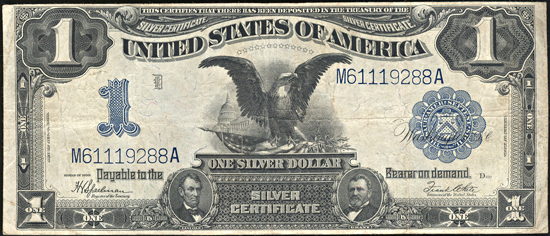 1899 $1.00 Date Right VF, plus a group of 16 confederate notes.