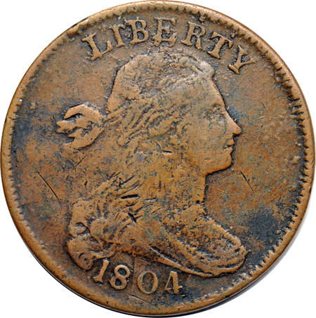 1804 Restrike (of 1860), or is it an altered electrotype?