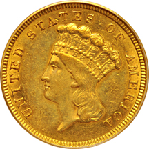 1854 PCGS XF-40.