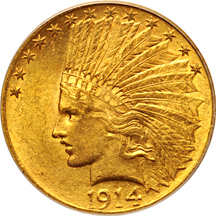 1914 PCGS MS-62.