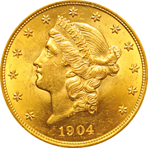 1904 PCGS MS-61 (green label).