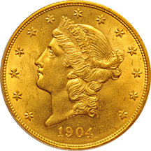 1904 PCGS MS-61 (green label).