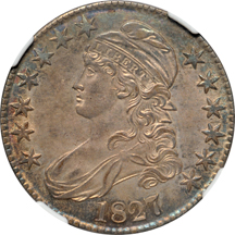 1827 (Square 2, O-104, R.1) NGC MS-62.