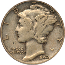 1942/41-D PCGS VF-30.