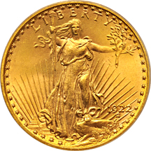 1922 PCGS MS-65.