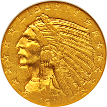 1911-D ANACS MS-60.