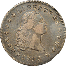 1795 3 Leaves (BB-27, B-5, R.1). NGC XF-40.