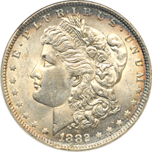 1882-O/S (VAM-4, Top 100). ANACS MS-63.