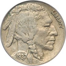 1937-D 3 Legged. PCGS XF-45.