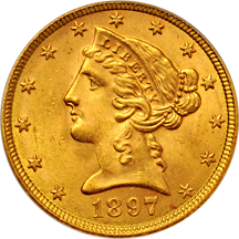 1897 PCGS MS-64.