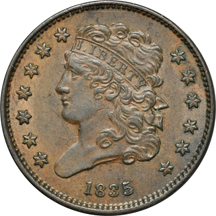 1806 (C-1, R.1)  XF, 1835 (C-2, R.1) AU, and 1854 Uncirculated details/cleaned/questionable color.