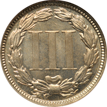 1876 (P01, plate coin) NGC PF-65.