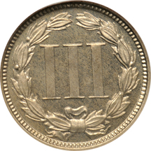 1868 (P01, plate coin) NGC PF-65.