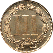 1879 (P02a, plate coin) PCGS PF-65.