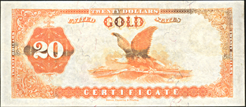 1882 $20.00.  XF.