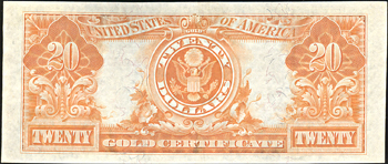 1905 $20.00 technicolor.  XF.