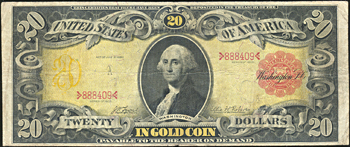 1905 $20.00 technicolor.  F.