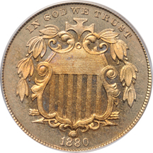 1880 PCGS PF-65CAM.