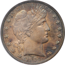 1904 PCGS PF-65.