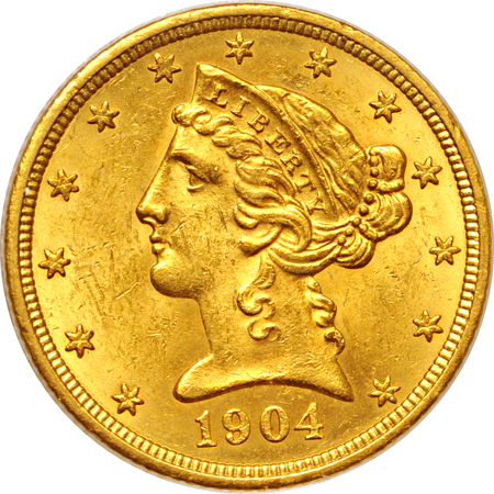 1904 PCGS MS-61.