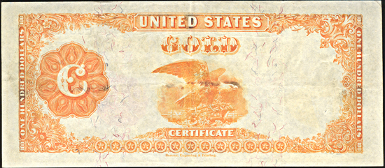 1882 $100.00.  XF.