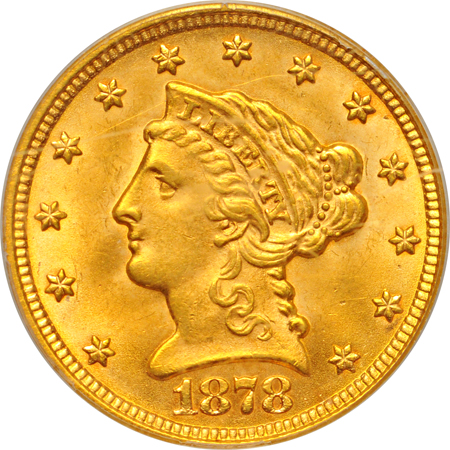 1878 PCGS MS-63 (green label).