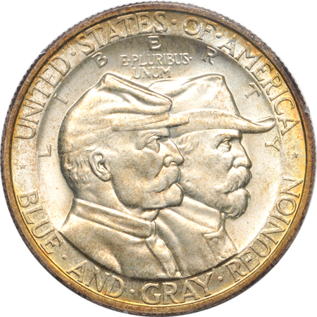 1936 Gettysburg. PCGS MS-66 (rattler).