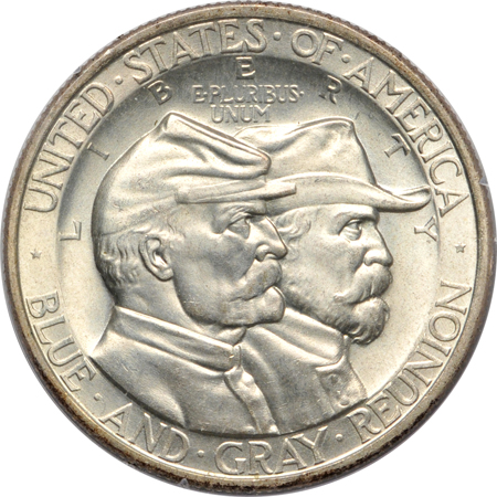 1936 Gettysburg. PCGS MS-65 (rattler).