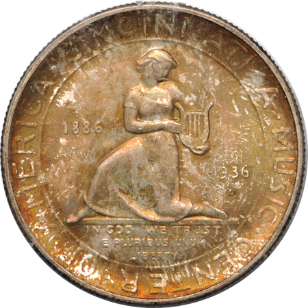 1936-D Cincinnati. PCGS MS-66 (rattler).