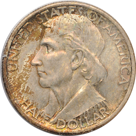 1936-S Columbia, and a 1937-S Boone, both PCGS MS-67 (rattler).