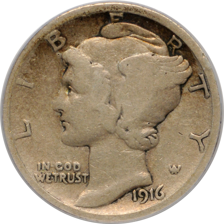 1916-D PCGS VG-8.