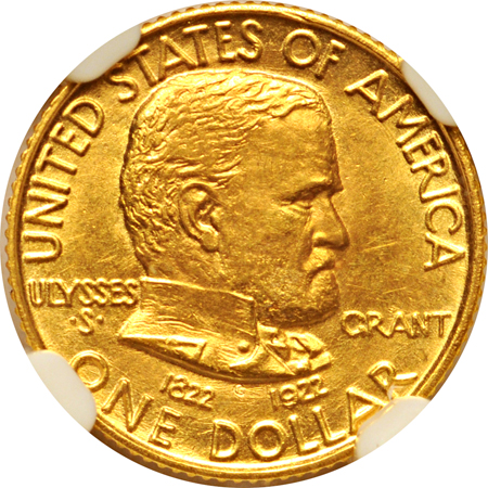 1922 Grant. NGC AU-58.