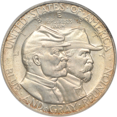 1922 Grant, and a 1936 Gettysburg, both PCGS MS-65 (green label).