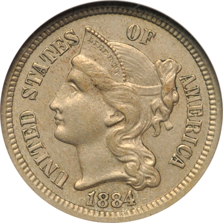 1884 (P04a) ANACS MS-61.