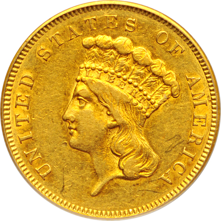 1855 PCGS AU-53.