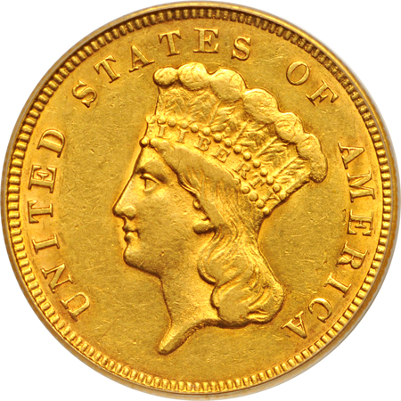 1874 PCGS AU-55.