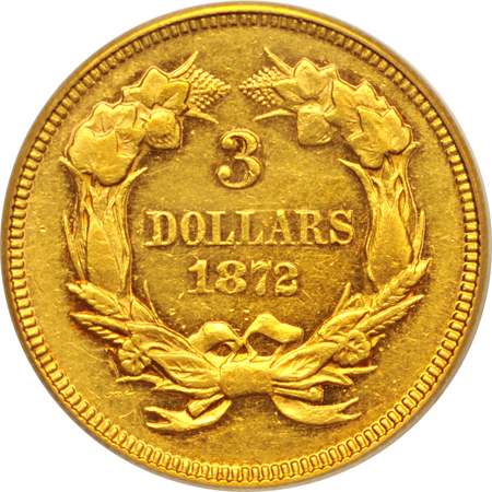 1872 PCGS AU-53.