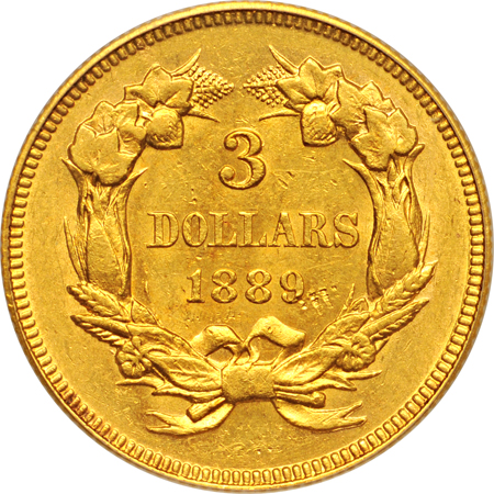 1889 PCGS AU-55.