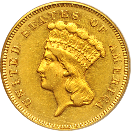 1881 PCGS AU-53.