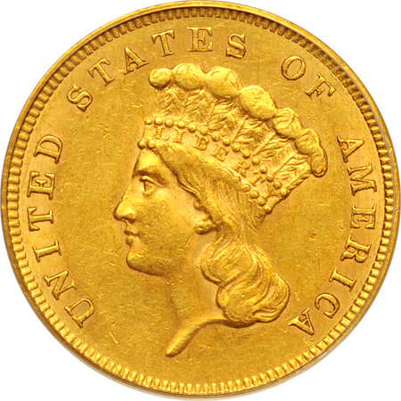 1862 PCGS AU-55.