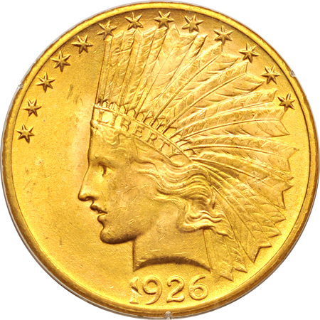 Two 1926 PCGS MS-62 (rattler).