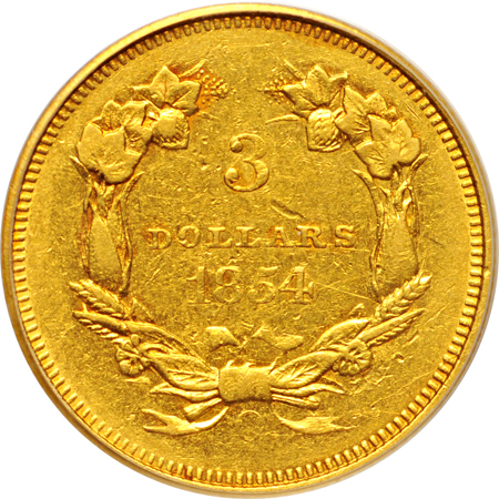 1854-O PCGS XF-40.