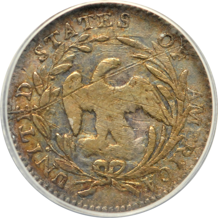 1797 16 Stars (LM-2). ANACS XF-40 details/scratched.